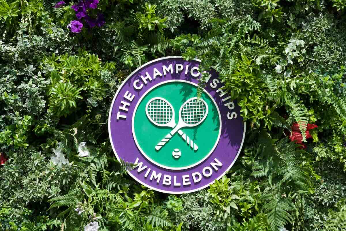The Championships Wimbledon. Wimbledon tennis logo.